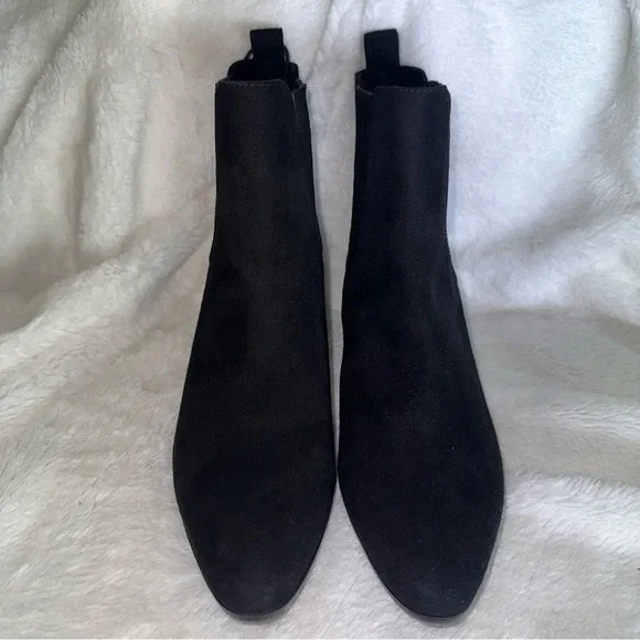 MARC ELLIS Women’s Ankle Boot Suede Leather Black Italy $413 EU 36‎ US 6 Classic